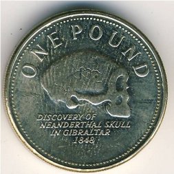 Гибралтар 1 фунт 2006 год