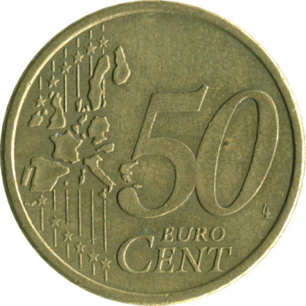 Финляндия 50 евроцентов 1999 год