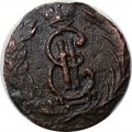 Полушка 1774 год КМ, сибирская монета, Екатерина II (1762 - 1796) - F