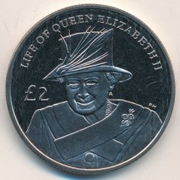 Южная Джорджия и Южные Сэндвичевы острова 2 фунта 2012 год