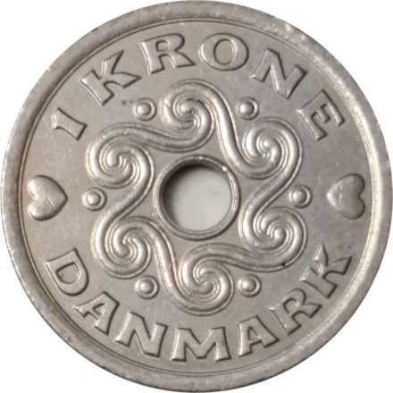 Дания 1 крона 1997 год