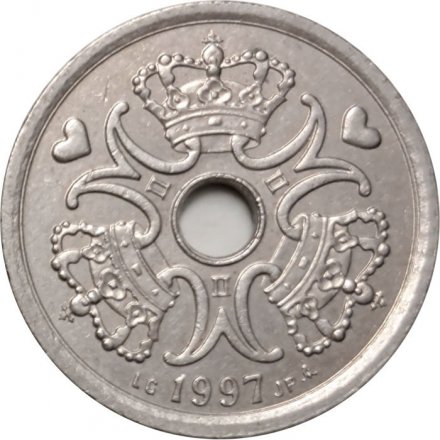Дания 1 крона 1997 год