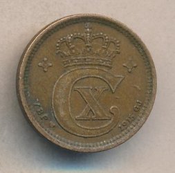 Дания 2 эре 1915 год