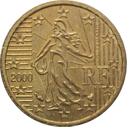 Франция 10 евроцентов 2000 год
