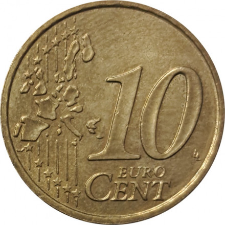 Франция 10 евроцентов 2000 год