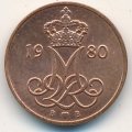 Дания 5 эре 1980 год