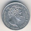 Дания 4 ригсбанкскиллинга 1842 год