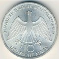 ФРГ 10 марок 1972 год - XX летние Олимпийские Игры в Мюнхене 1972 (Узел) (J)