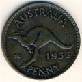 Австралия 1 пенни 1953 год