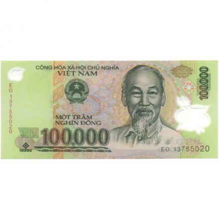 Вьетнам 100000 донгов 2013 год - UNC