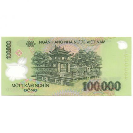Вьетнам 100000 донгов 2013 год - UNC