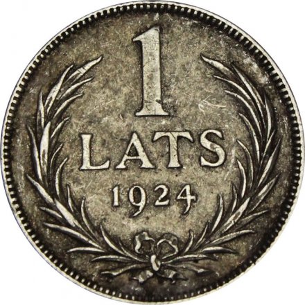 Латвия 1 лат 1924 год