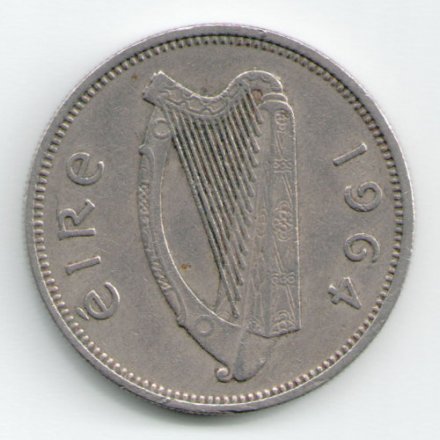 Ирландия 1 шиллинг 1964 год