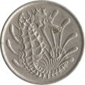 Сингапур 10 центов 1970 год - Морской конёк