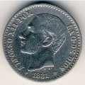 Испания 50 сентимо 1881 год