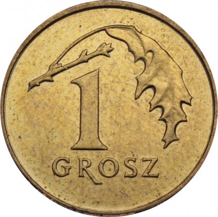 Польша 1 грош 2019 год