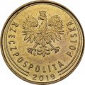 Польша 1 грош 2019 год