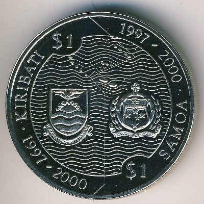 Кирибати 1 доллар 1997 год