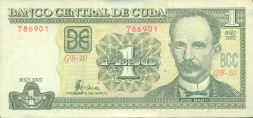 Куба 1 песо 2002 год - Хосе Марти. Повстанцы