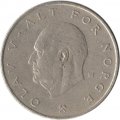 Норвегия 1 крона 1975 год - Король Улаф V