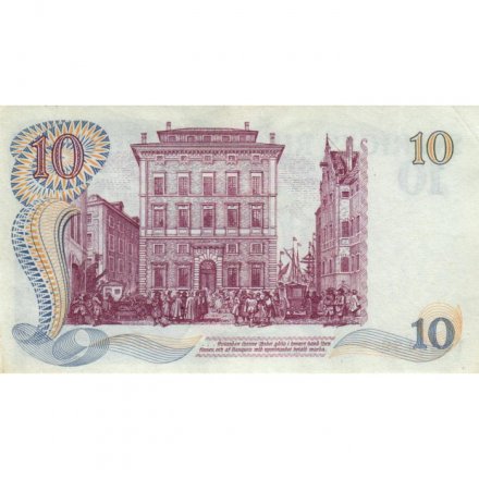 Швеция 10 крон 1968 год - Мать Свеа. 300 лет Банку Швеции - VF+