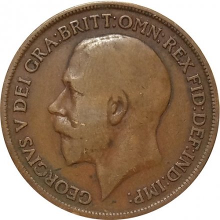 Великобритания 1 пенни 1914 год