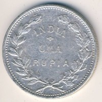 Монета Португальская Индия 1 рупия 1912 год