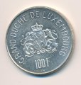 Люксембург 100 франков 1963 год - Великая герцогиня Шарлотта