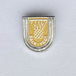 Значок. Баскетбол. Мяч. Корзина