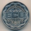 Нидерланды 2 1/2 экю 1992 год - Королевский визит на Антильские острова