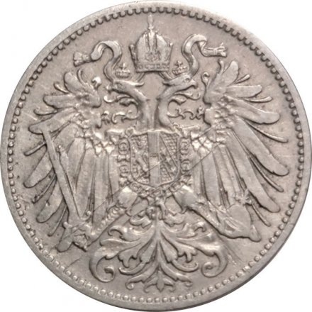 Австрия 20 геллеров 1893 год