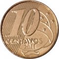 Бразилия 10 сентаво 2011 год - Педру I