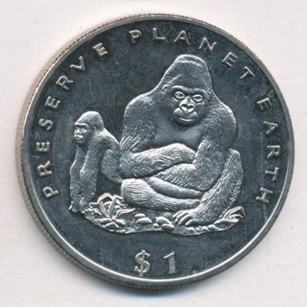 Либерия 1 доллар 1994 год