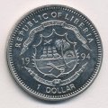 Либерия 1 доллар 1994 год