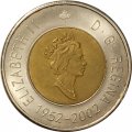 Канада 2 доллара 2002 год - 50 лет правления Королевы Елизаветы II