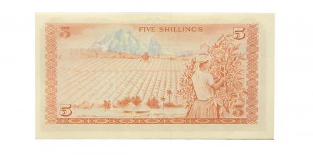 Кения 5 шиллингов 1978 год - UNC