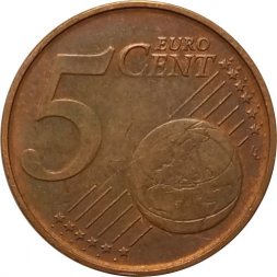 Бельгия 5 евроцентов 2003 год
