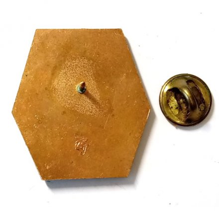 Значок Байконур 1957 4 октября 2002. 5 ГИК МО (на цанге)