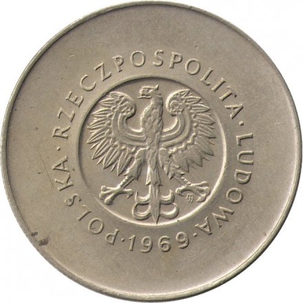 Польша 10 злотых 1969 год - 25 лет Польской Народной Республике