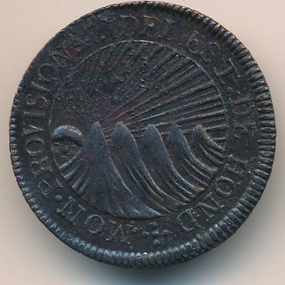 Гондурас 2 реала 1833 год