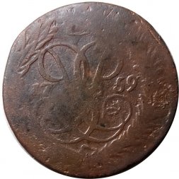 2 копейки 1759 год (номинал над Св. Георгием) Елизавета Петровна (1741 - 1762) - VG