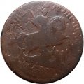 2 копейки 1759 год (номинал над Св. Георгием) Елизавета Петровна (1741 - 1762) - VG