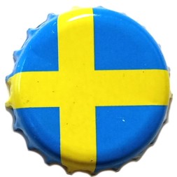 Пивная пробка Германия - Gaffel Kolsch  EM 2008 (флаг Швеции)