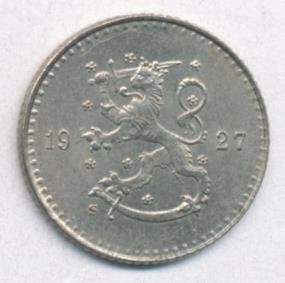 Финляндия 25 пенни 1927 год