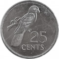 Сейшелы 25 центов 2000 год