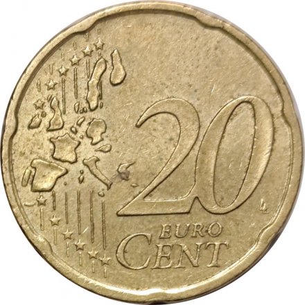 Германия 20 евроцентов 2005 год (A)
