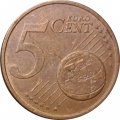 Словакия 5 евроцентов 2009 год