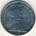 Ватикан 2 лиры 1942 год