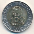 Португалия 100 эскудо 2000 год
