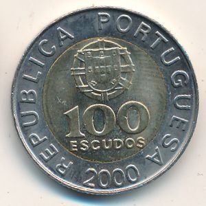 Португалия 100 эскудо 2000 год